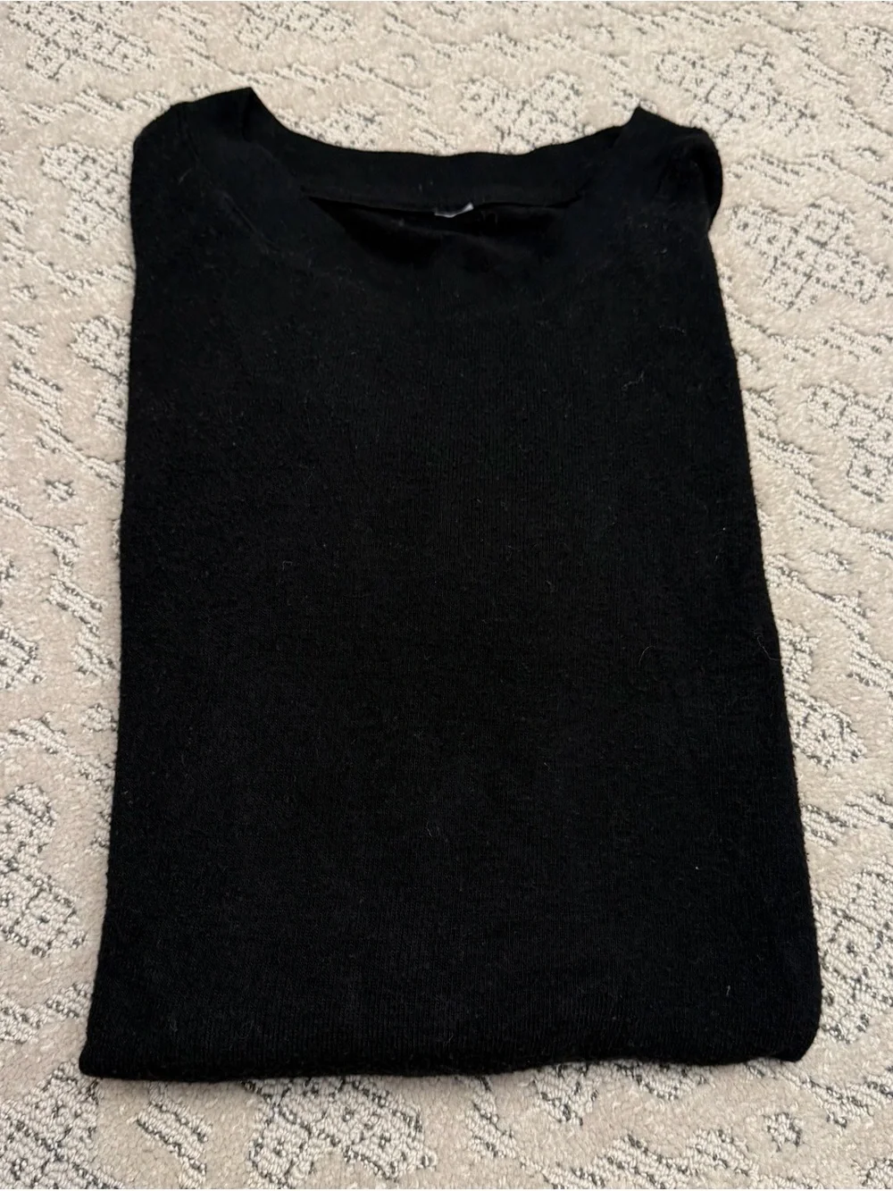 ALO Yoga Black Crewneck Sweater